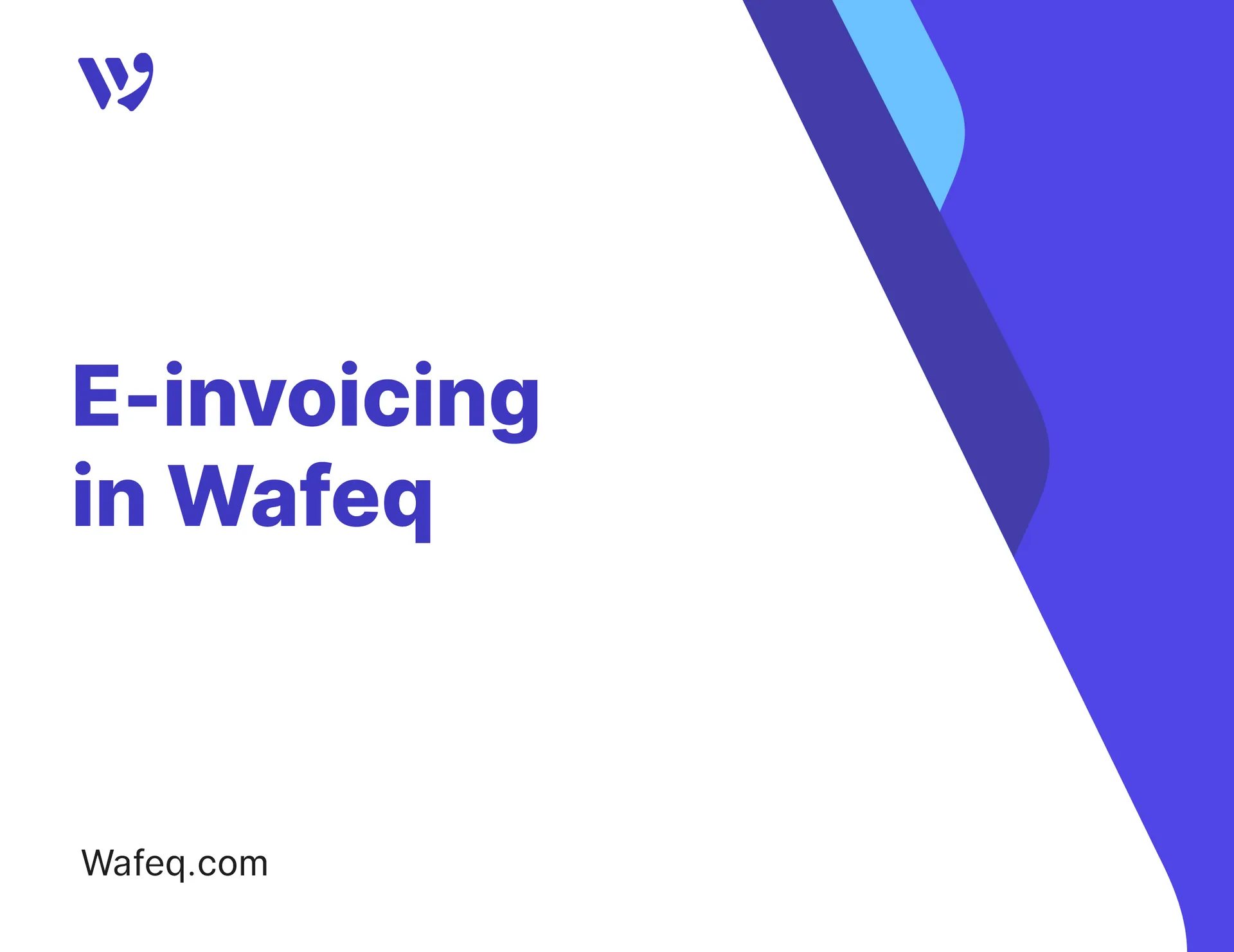 E-invoicing in Wafeq